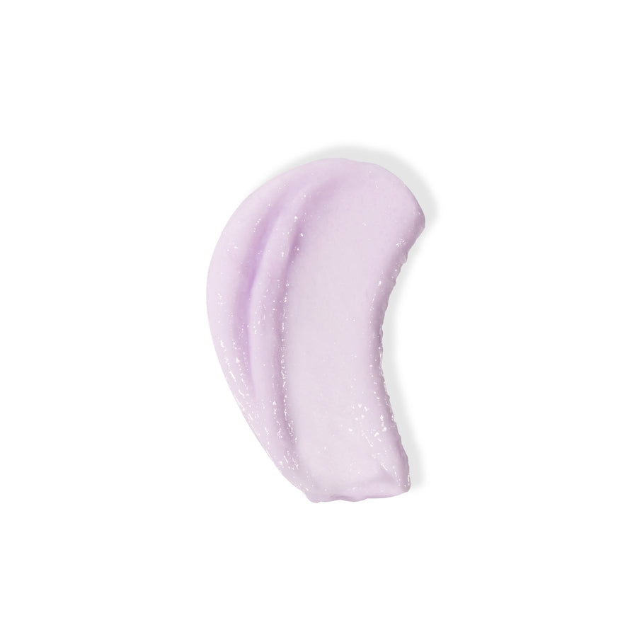 A creamy lavender swatch of the Perfect Dream Night Ritual Hair Masque on a plain white background.