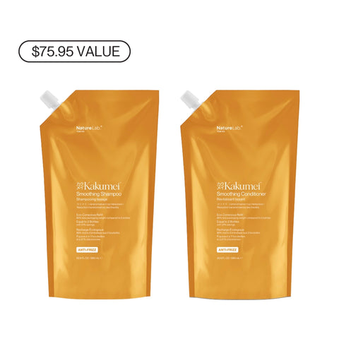 Kakumei Smoothing Shampoo & Conditioner Refill Duo – NatureLab. TOKYO