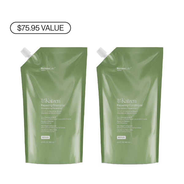 Kaizen Repairing Shampoo & Conditioner Refill Duo – NatureLab. TOKYO