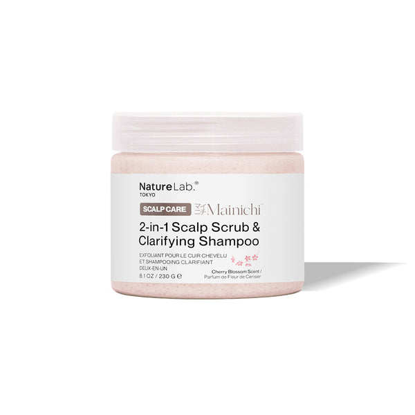 Mainichi 2-in-1 Scalp Scrub & Clarifying Shampoo: Sakura