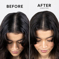 Model before and after using Clean Style Refresher,