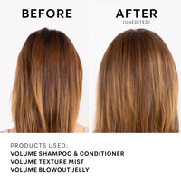 Before and after model image for Perfect Volume.