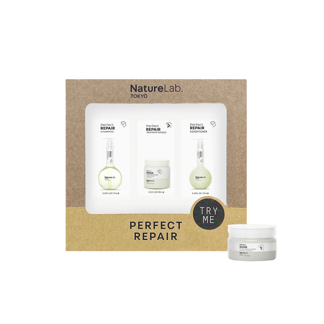 Treatment Sample Set on white background.